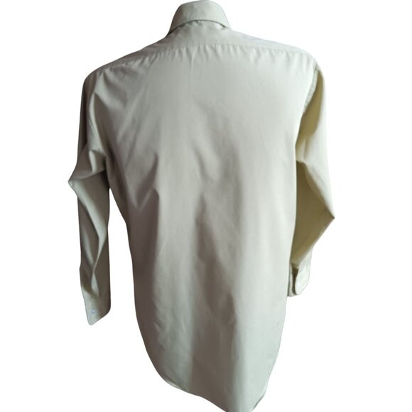 Medium Vintage Shirt Sears Mens Store Perma-Prest Green Button-Up 70's LS Japan - Picture 5 of 5